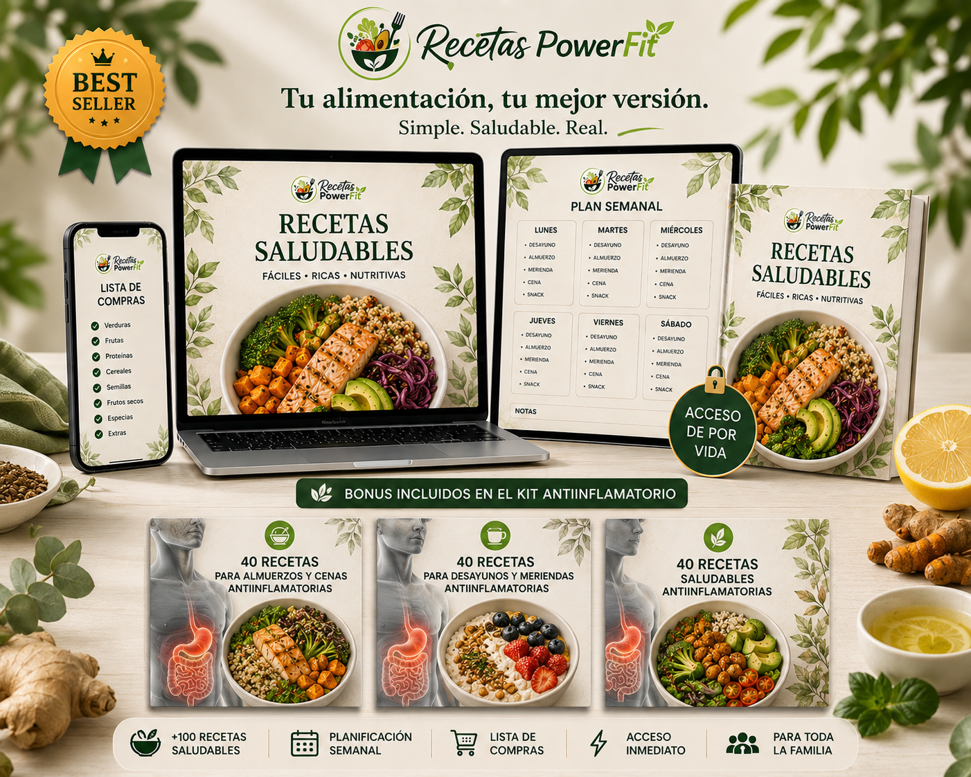 Kit Antiinflamatorio (Promo 72% Off)